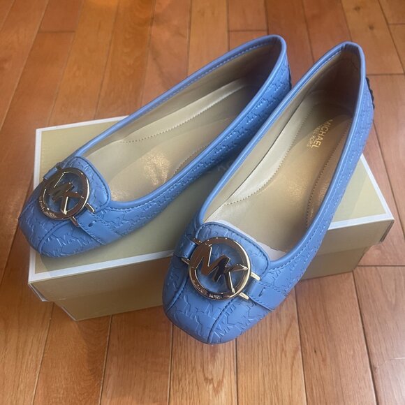 Michael Kors Fulton Flats Shoes South Pacific - Picture 1 of 6